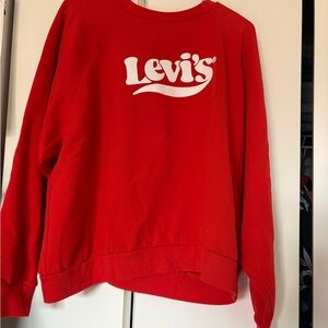 Levi's Vibrant Red Crewneck